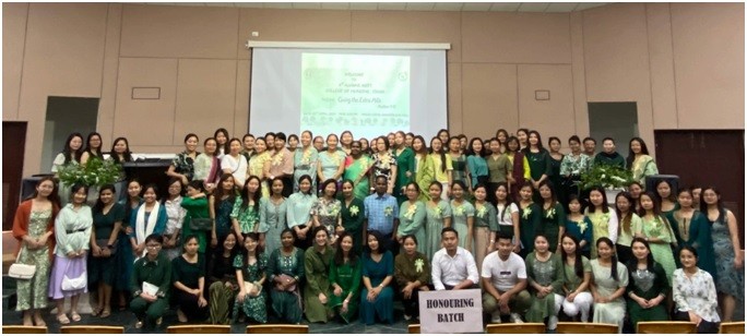 College of Nursing, CIHSR organised 4th alumni meet (blended mode) in Lionel Gnanaraj Hall, CIHSR on April 20.
